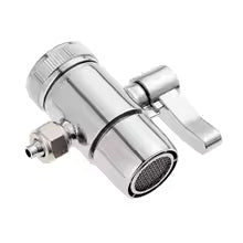 Dropfiltershop Faucet Diverter Valve, 1/4-Inch Chrome, 1-Piece