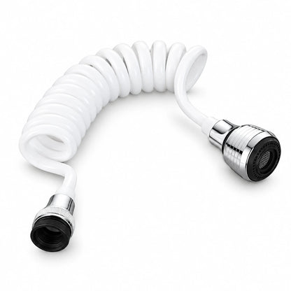 Dropfiltershop Faucet Extender Hose, Plastic Retractable Bubbler