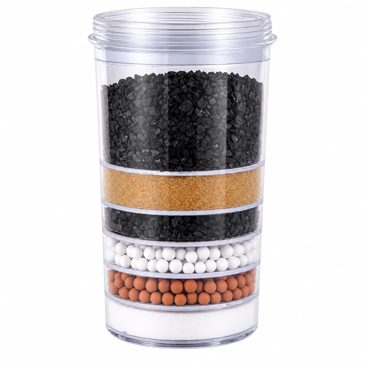 Dropfiltershop Faucet Water Filter Replacement, 6-Layer Cartridge